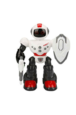 Erkek Çocuk Oyuncak Müzikli Işıklı Savaşcı Yürüyen Robot 29cm 1adet Fiyatıdır Kız Çocuk Eğitici Oyun