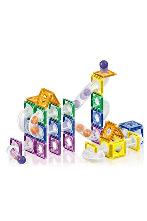 Erkek Çocuk Oyuncak 4397 SUN-YFN-MANYETİK BLOK 84PRÇ Kız Çocuk Eğitici Oyuncaklar