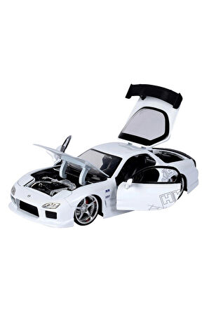 Erkek Çocuk Oyuncak Hızlı & Öfkeli 1993 Mazda RX-7 Model Aracı Kız Çocuk Eğitici Oyuncaklar