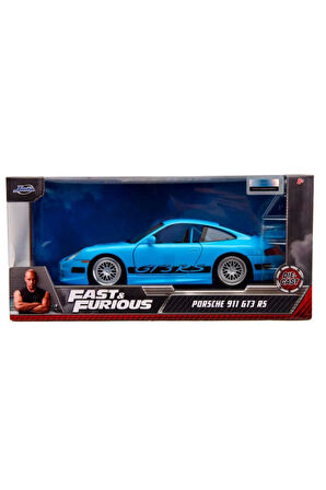 Erkek Çocuk Oyuncak Hızlı & Öfkeli Brian's Porsche 911 GT3 RS Model Aracı Kız Çocuk Eğitici Oyuncakl