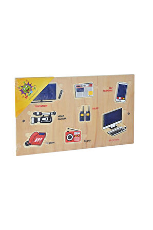 Erkek Çocuk Oyuncak 105 Woodoy Yapboz İletişim Araçları Kız Çocuk Eğitici Oyuncaklar