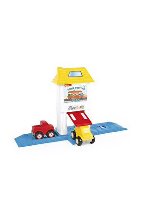Erkek Çocuk Oyuncak 1824 Roadway Set With House&Gate Kız Çocuk Eğitici Oyuncaklar