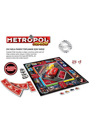 Erkek Çocuk Oyuncak CR 10303 Cars Metropol Junior Oyunu -KS Games Kız Çocuk Eğitici Oyuncaklar
