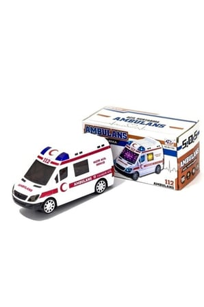 Çocuk Gelişim Oyuncaklar Sesli Işıklı Ambulans Kız Erkek Çocuk Oyuncak