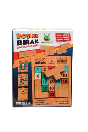 Erkek Çocuk Oyuncak 119 Woody Boşluk Bırakma Oyunu -Karsan Kız Çocuk Eğitici Oyuncaklar