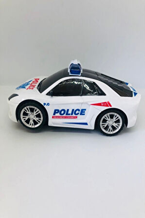 Çocuk Gelişim Oyuncaklar Sesli ve Işıklı Force Polis Arabası 18Cm Kız Erkek Çocuk Oyuncak