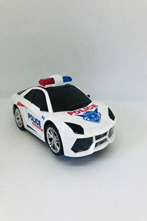 Çocuk Gelişim Oyuncaklar Sesli ve Işıklı Force Polis Arabası 18Cm Kız Erkek Çocuk Oyuncak