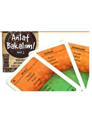 Çocuk Gelişim Oyuncaklar Anlat Bakalım Kelime Oyunu Seri 1 (1Adet) Kız Erkek Çocuk Oyuncak