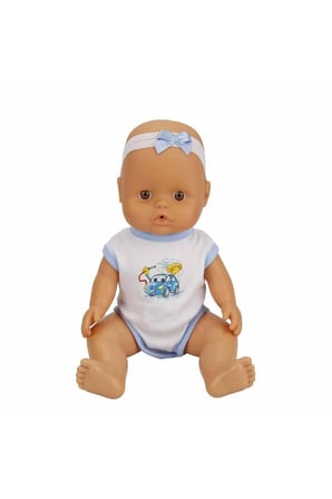 Erkek Çocuk Oyuncak 2030121 Sunman, Boubou Altını Islatan ve Konuşan Bebek Seti 30cm Kız Çocuk Eğiti