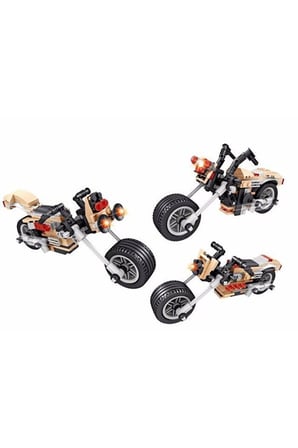 Erkek Çocuk Oyuncak Ausini Assembling Master 3 in 1 142 Parça Motorlar Kız Çocuk Eğitici Oyuncaklar
