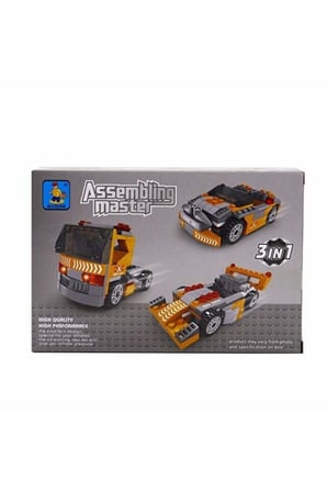 Erkek Çocuk Oyuncak Ausini Assembling Master 135 Parça 3 in 1 Araçlar Kız Çocuk Eğitici Oyuncaklar