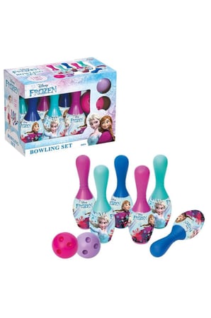 Erkek Çocuk Oyuncak Frozen Bowling Oyun Aktiviye Seti Kız Çocuk Eğitici Oyuncaklar