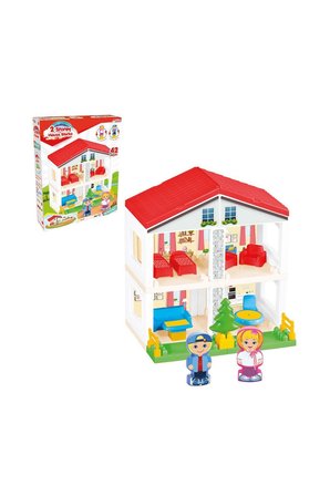 Erkek Çocuk Oyuncak 03234 İki Katlı Ev Bloklar Kız Çocuk Eğitici Oyuncaklar