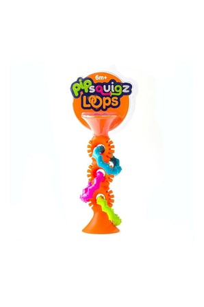 Erkek Çocuk Oyuncak TFB165 Fat Brain Toys, Turuncu Halkalı Silikon Diş Kaşıyıcı Kız Çocuk Eğitici Oy