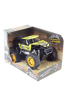 Erkek Çocuk Oyuncak Rock Crawler Metal Büyük Sürtmeli Arazi Aracı Sarı Kız Çocuk Eğitici Oyuncaklar