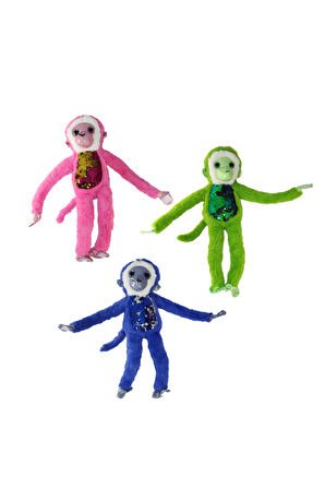 Erkek Çocuk Oyuncak Süslü Maymunlar Peluş Oyuncak 45cm 1adet Kız Çocuk Eğitici Oyuncaklar