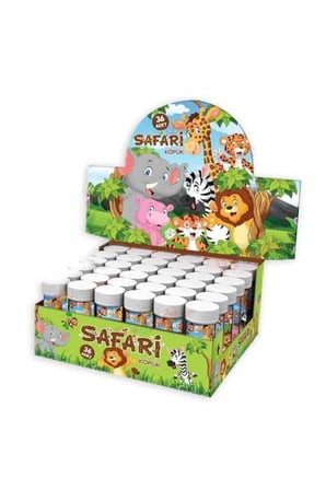 Çocuk Gelişim Oyuncaklar Safari Temalı Baloncuk Köpük 36lı Kız Erkek Çocuk Oyuncak