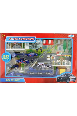 Erkek Çocuk Oyuncak Merdivenli Metal Polis Seti Jp6106 Kız Çocuk Eğitici Oyuncaklar
