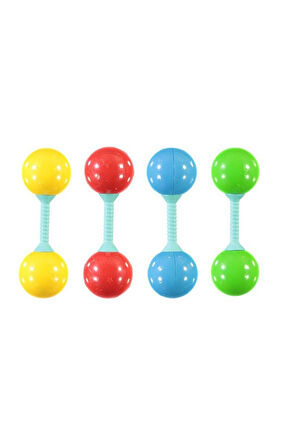 Erkek Çocuk Oyuncak 4108 Halter Çıngırak - Dumbell / 4112 -1adet stokta olan gönderilir Kız Çocuk Eğ