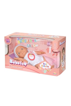 Erkek Çocuk Oyuncak Bebelou Hoş Geldin Bebeği Sesli 30cm Kız Çocuk Eğitici Oyuncaklar