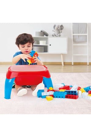Erkek Çocuk Oyuncak 5298 Aktivite Oyun Masası 30 Parça Blok Kız Çocuk Eğitici Oyuncaklar