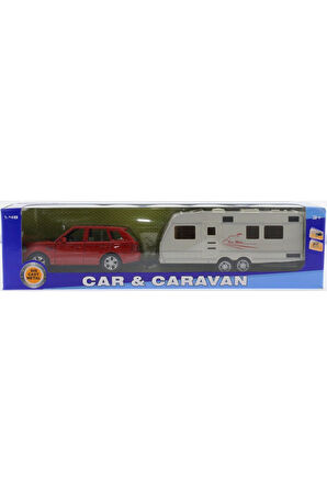 Erkek Çocuk Oyuncak Kırmızı Metal Araçlı Karavan Mk1021 Kız Çocuk Eğitici Oyuncaklar
