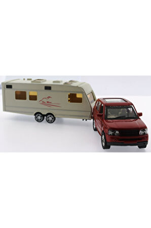 Erkek Çocuk Oyuncak Kırmızı Metal Araçlı Karavan Mk1021 Kız Çocuk Eğitici Oyuncaklar