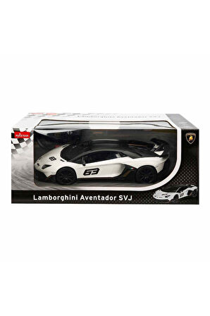 Erkek Çocuk Oyuncak 96010 Uzaktan Kumandalı Lamborghini Aventador SVJ Işıklı Araba 34cm -Sunman Kız