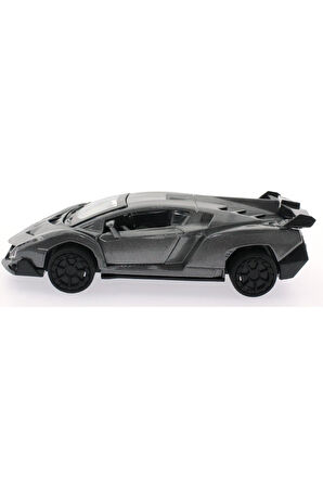 Erkek Çocuk Oyuncak Çek Bırak Gri Metal Spor Araba Sl6607B Kız Çocuk Eğitici Oyuncaklar