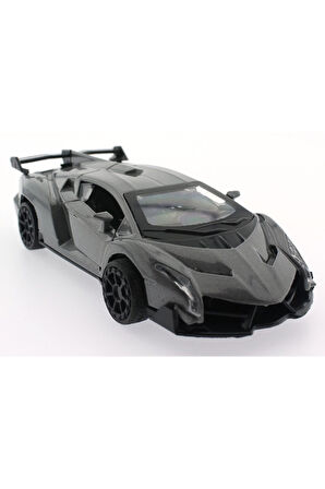 Erkek Çocuk Oyuncak Çek Bırak Gri Metal Spor Araba Sl6607B Kız Çocuk Eğitici Oyuncaklar