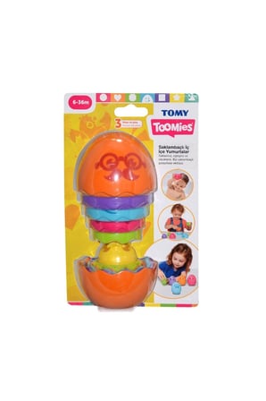 Erkek Çocuk Oyuncak 73080 Tomy, İç İçe Yumurtalar, 6-36 ay Kız Çocuk Eğitici Oyuncaklar