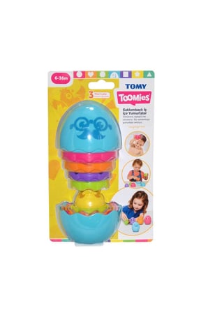 Erkek Çocuk Oyuncak 73080 Tomy, İç İçe Yumurtalar, 6-36 ay Kız Çocuk Eğitici Oyuncaklar