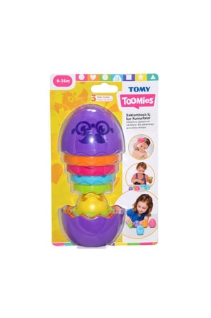 Erkek Çocuk Oyuncak 73080 Tomy, İç İçe Yumurtalar, 6-36 ay Kız Çocuk Eğitici Oyuncaklar