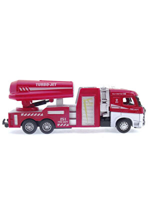 Erkek Çocuk Oyuncak Die Cast Model Çek Bırak Turbo Jet İtfaiye Kamyonu Kız Çocuk Eğitici Oyuncaklar