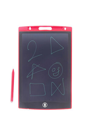 Erkek Çocuk Oyuncak 10 Inch LCD Kırmızı Yazı Tahtası Kız Çocuk Eğitici Oyuncaklar