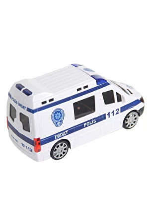 Çocuk Gelişim Oyuncaklar Acil 112 Polis İmdat 3D Işıklı Sesli Polis Araba Oyuncak Kız Erkek Çocuk Oy