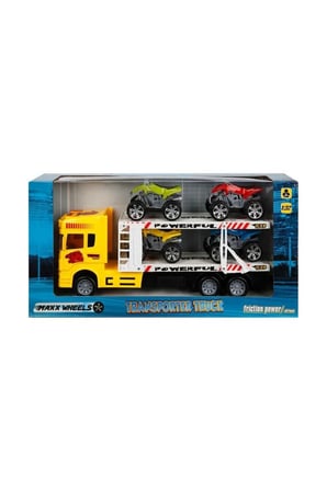 Erkek Çocuk Oyuncak 1:32 Maxx Wheels Transporter Tır 32cm. Kız Çocuk Eğitici Oyuncaklar