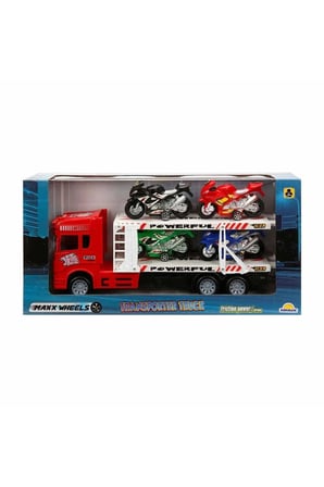 Erkek Çocuk Oyuncak 1:32 Maxx Wheels Transporter Tır 32cm. Kız Çocuk Eğitici Oyuncaklar