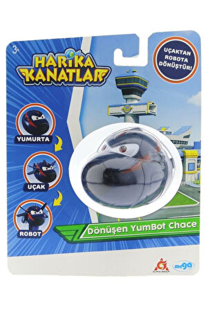 Erkek Çocuk Oyuncak Harika Kanatlar Dönüşen Tekli Figür YumBot Ajan Chace Kız Çocuk Eğitici Oyuncakl