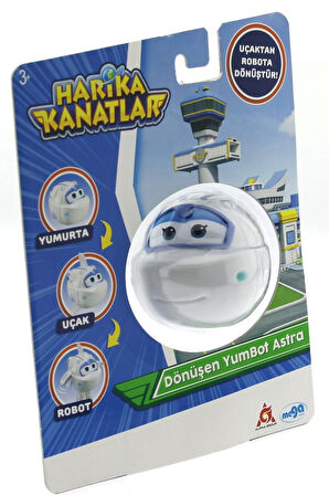 Erkek Çocuk Oyuncak Harika Kanatlar Dönüşen Tekli Figür YumBot Astra Kız Çocuk Eğitici Oyuncaklar
