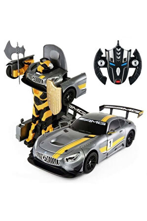 Erkek Çocuk Oyuncak Rastar Robota Dönüşen Kumandalı Mersedes AMG GT3 Kız Çocuk Eğitici Oyuncaklar