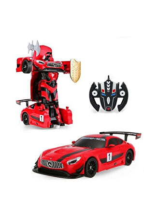 Erkek Çocuk Oyuncak Rastar Robota Dönüşen Kumandalı Mersedes AMG GT3 Kız Çocuk Eğitici Oyuncaklar