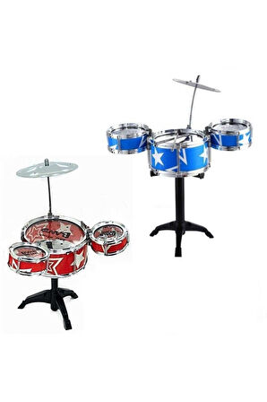 Erkek Çocuk Oyuncak Sunman Jazz Drum Mini Bateri Seti - S00041008 Kız Çocuk Eğitici Oyuncaklar