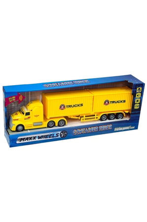 Erkek Çocuk Oyuncak Sunman Maxx Wheels 1:50 2 Dorseli Tır Kız Çocuk Eğitici Oyuncaklar