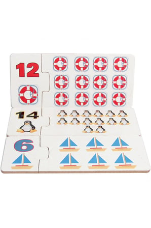 Erkek Çocuk Oyuncak Playwood Ahşap Eğitici Puzzle Sayılar Kız Çocuk Eğitici Oyuncaklar