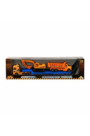Erkek Çocuk Oyuncak Maxx Wheels Mini İnşaat Seti Kız Çocuk Eğitici Oyuncaklar