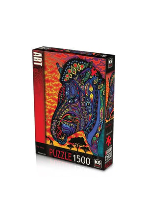 Erkek Çocuk Oyuncak KS The Zebra 1500 Parça Puzzle Kız Çocuk Eğitici Oyuncaklar