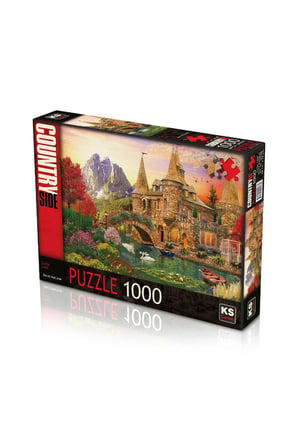 Erkek Çocuk Oyuncak KS Castle Land 1000 Parça Puzzle Kız Çocuk Eğitici Oyuncaklar
