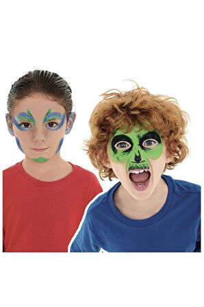 Erkek Çocuk Oyuncak Carioca Mask Up Yüz Boyası 3 Renk Monster Kız Çocuk Eğitici Oyuncaklar