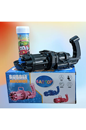 Çocuk Gelişim Oyuncaklar Pilli Köpüklü Oyuncak Baloncuk Köpük Makinesi Tabancası Machine 50 ml Balon